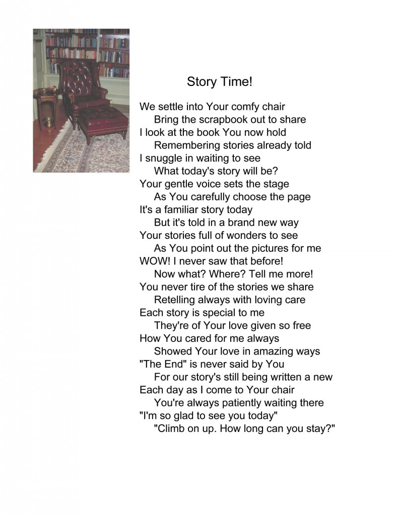 Story time poem pg 51