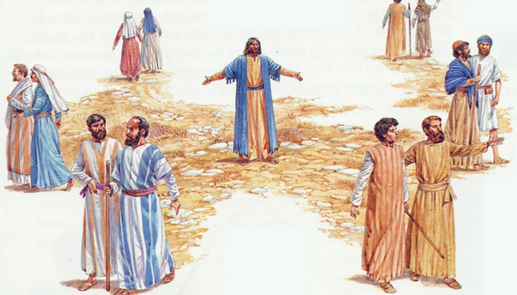 Jesus sends His disciples out