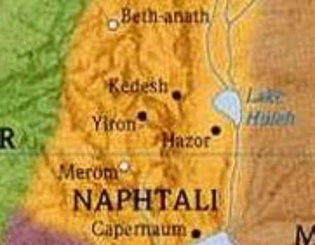 Joshua 19:32-39 Naphtali’s Lot