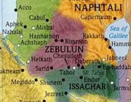 Joshua 19:10-16 Zebulun’s Lot
