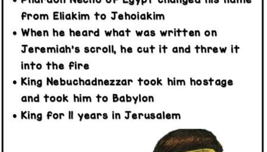 2 Kings 23:36-24:7 Jehoiakim Reign
