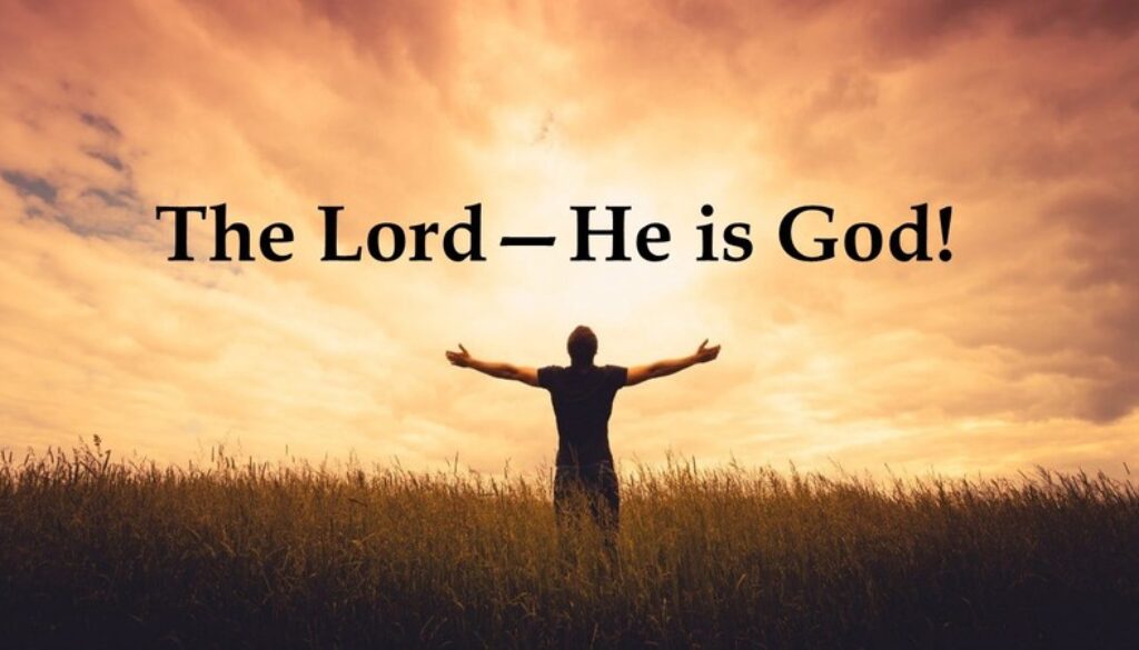 Psalm 100:1-5 He is God