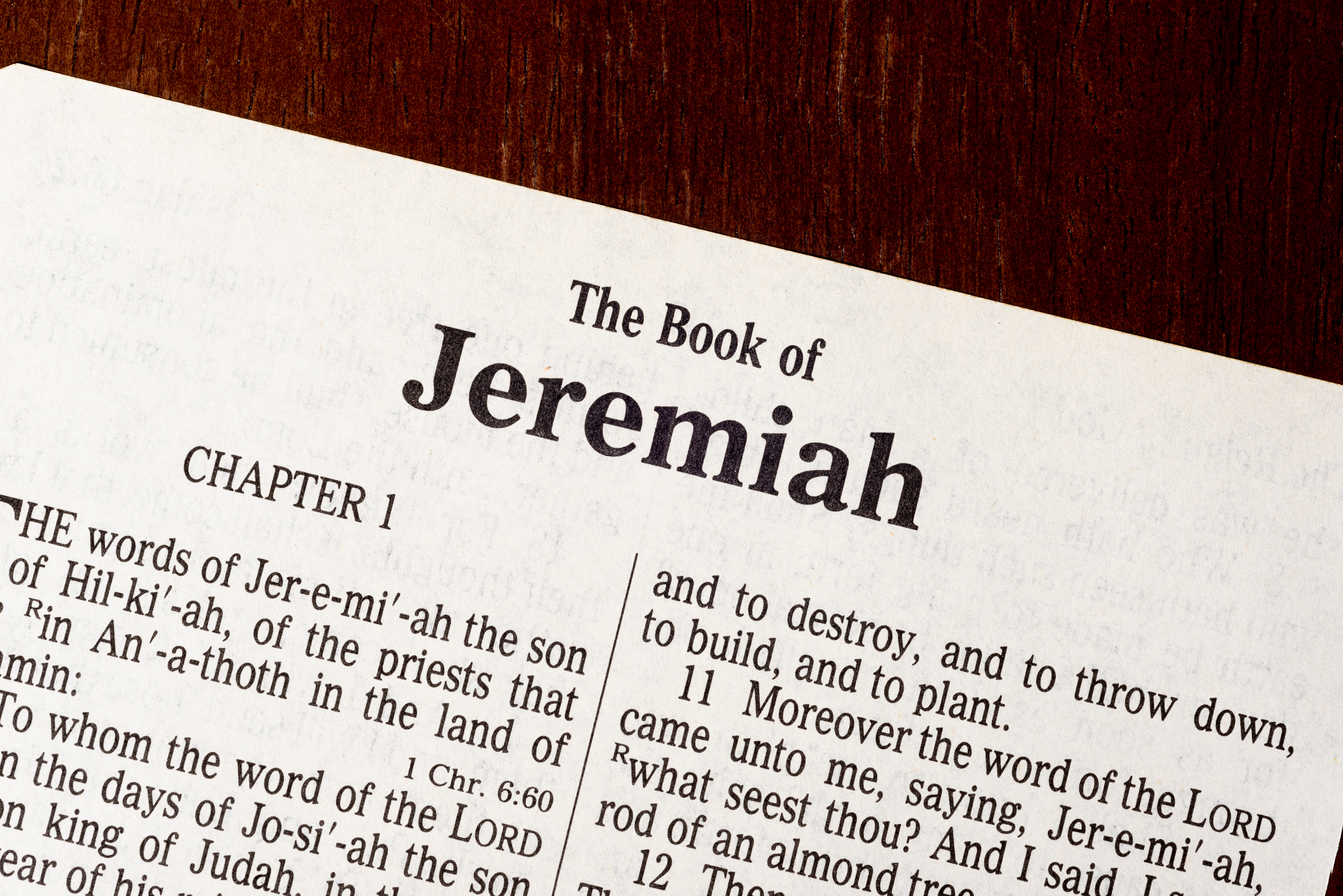 Jeremiah 1:1-3 Meet Jeremiah